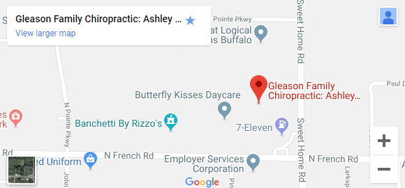 Map of Amherst NY Chiropractors