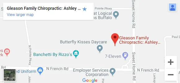 Map of Amherst NY Chiropractors